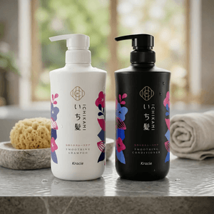 Ichikami Damage Repair & Smoothing Care Shampoo & Conditioner Pair Set, 16.2 fl oz + 16.2 fl oz