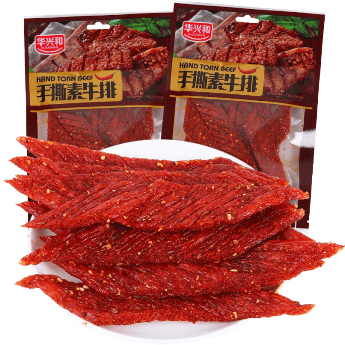 Hand Torn Vegetarian Steak Spicy Strips 76g*2bag
