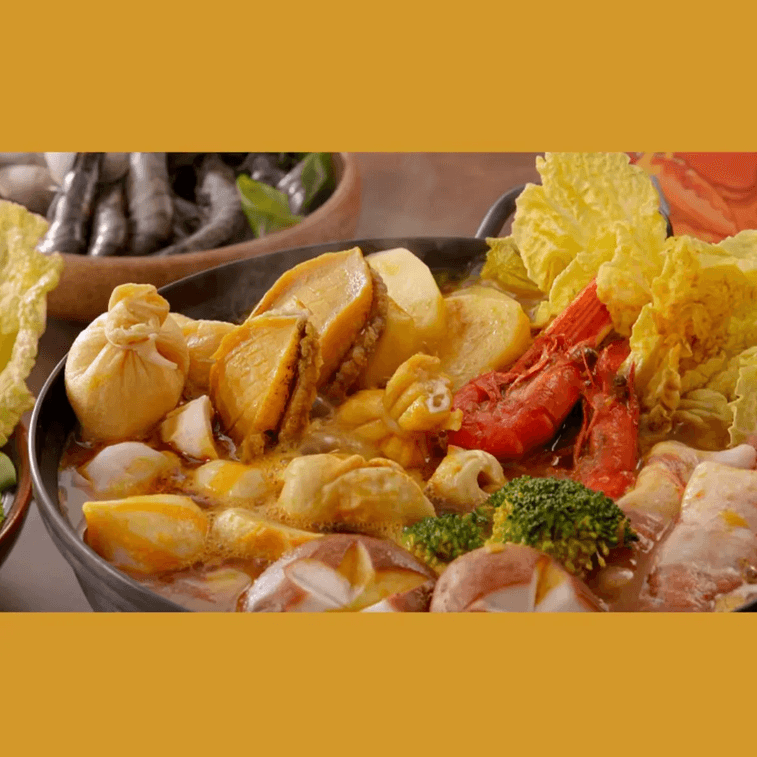 해산물 카레 수프 베이스 - 핫팟 수프 베이스, 200g 5