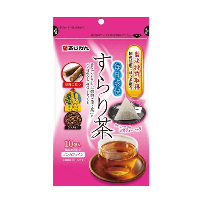 Ajikan Mainichi Sōkai Surari Tea Triangle Tea Bag [2g x 10 bags]