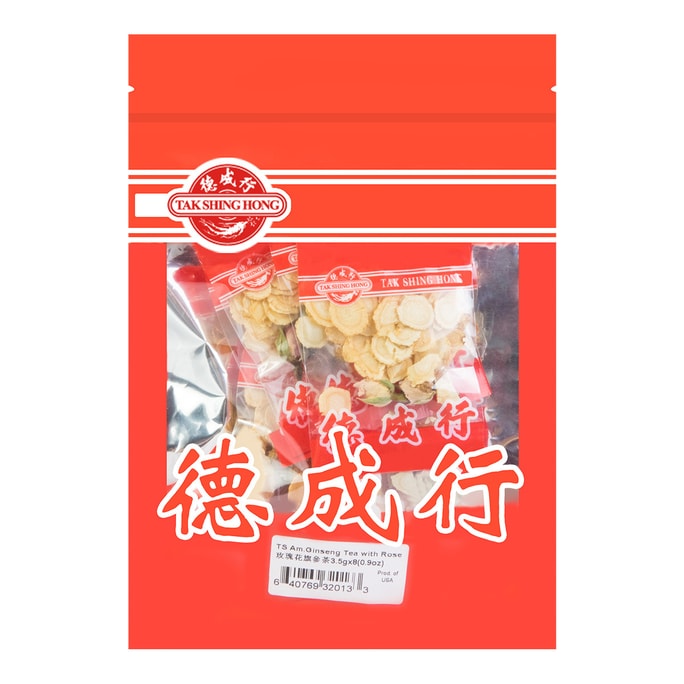 Ginseng Tea With Rose 3.5g*8