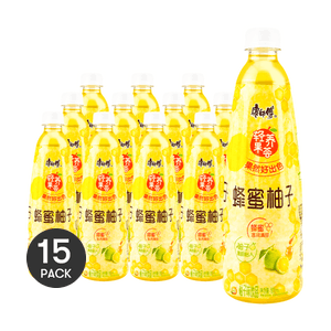 康师傅 蜂蜜柚子茶 500ml *15【15份超值装】