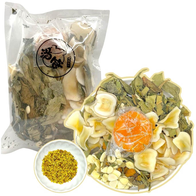 香港 汤饮. 龙利叶桔饼桂花茶. 草本良茶. 清肺舒燥. 160克