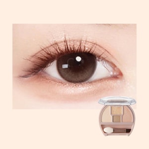 Plumpuku Coordinate Eyeshadow Palette, #01 Apricot 