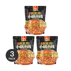 咚咚 臭豆腐小锅米线 290g *3【3份超值装】【云南老昆明传统味道】