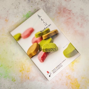 KYOEKUBO Assort Cookies,Green Tea + Roasted Tea + Strawberry Flavor, 3.17 oz【Dessert Gift Box】