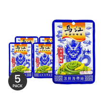 Wild Pepper Shredded Kelp ,2.46 oz  *5【5 Packs】【Ready To Eat】【For Rice, Porridge and Noodles】