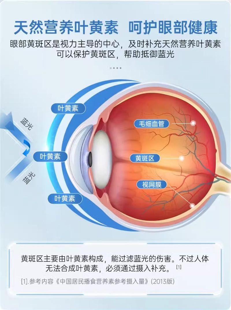 【中国直邮】 澳大利亚 Healthy Care 澳洲进口越橘叶黄素胶囊 儿童成人老年人护眼保护视力 120粒/瓶