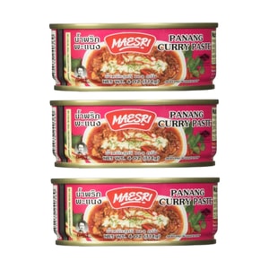 태국 MAESRI 파낭 카레 3개 팩