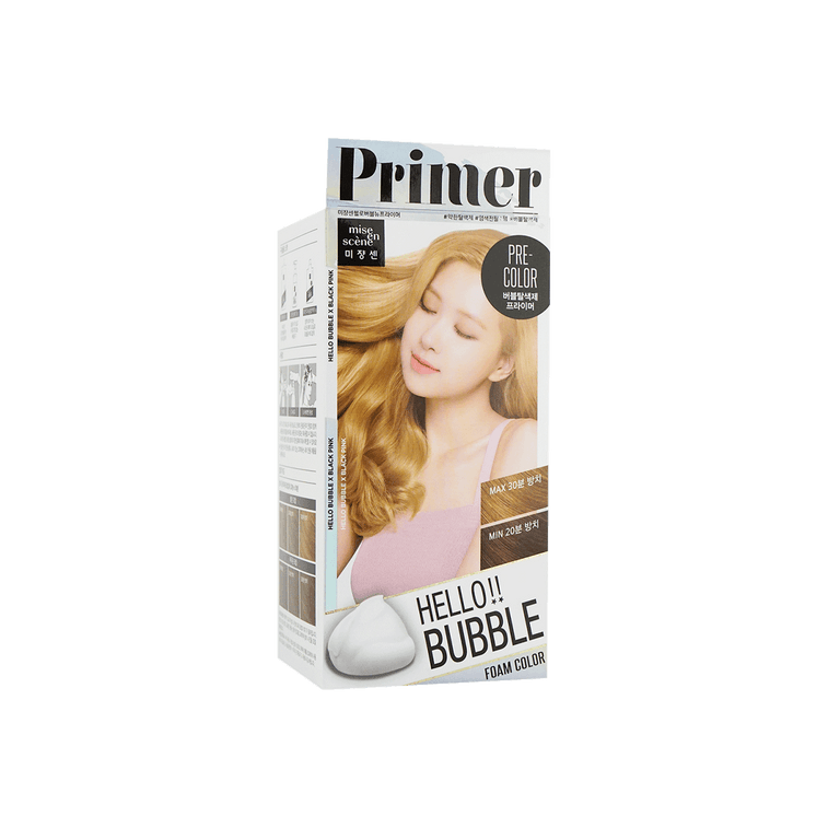 Hello Bubble Foam Hair Color Bleach Easy Hair Coloring【Aespa, Giselle】 9