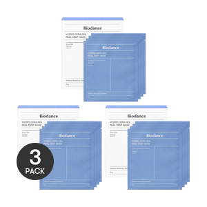 바이오던스 하이드로 세라놀 리얼 딥 마스크 1.19온스*4개【올리브영 1위】