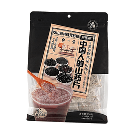 潮乐福 即食山药片 五黑谷物味 350g 【0蔗糖】【五黑营养】【开水即冲】