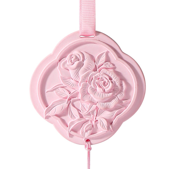 Artistic Carving Plaster Aroma Diffuser Car Air Freshener Closet Aroma Diffuser Hanging #Rose Scent