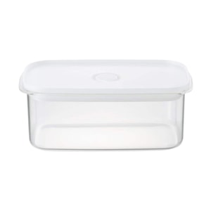 日本MUJI无印良品 可带盖微波阀密封保存容器 深型 中号饭盒 约 12×20×8 厘米