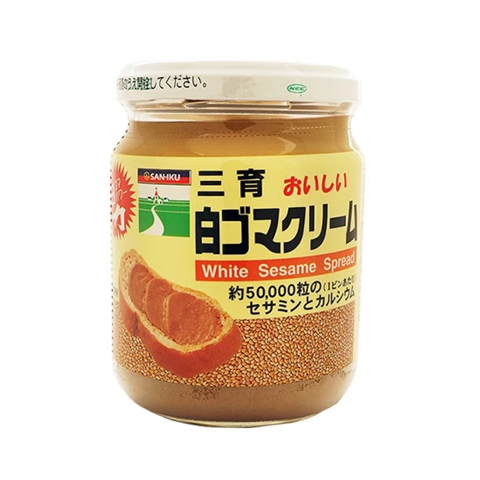Sanyu Calcium and Iron Supplement Hair Care Pure Natural Salt-Free Sesame Paste 190g White Sesame