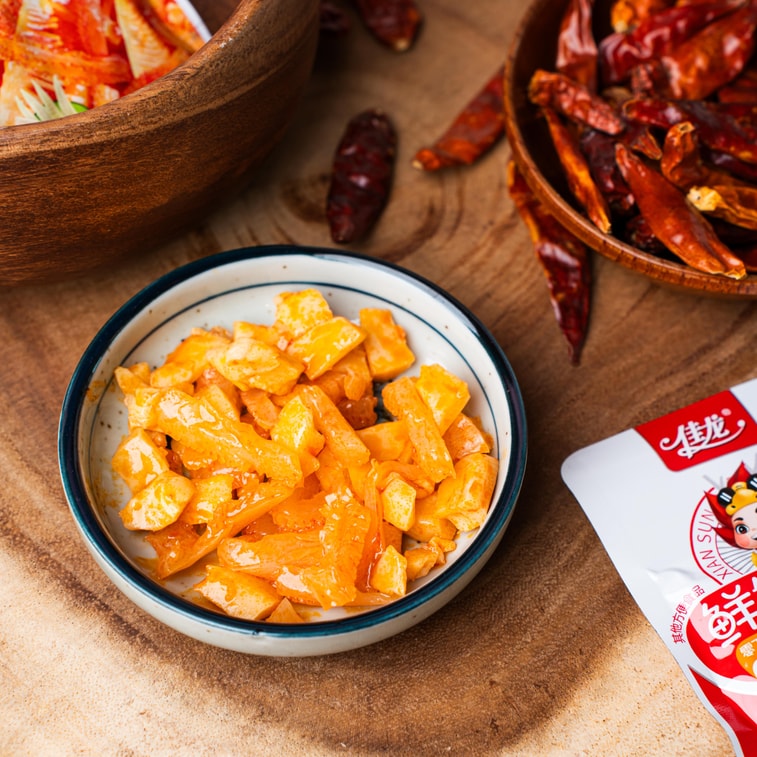 【無敵好吃】佳龍 鮮筍魔芋爽 香辣味 20包入 360g 4