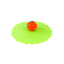 日式 可爱ins风硅胶杯盖 苹果绿色款 4.25"D