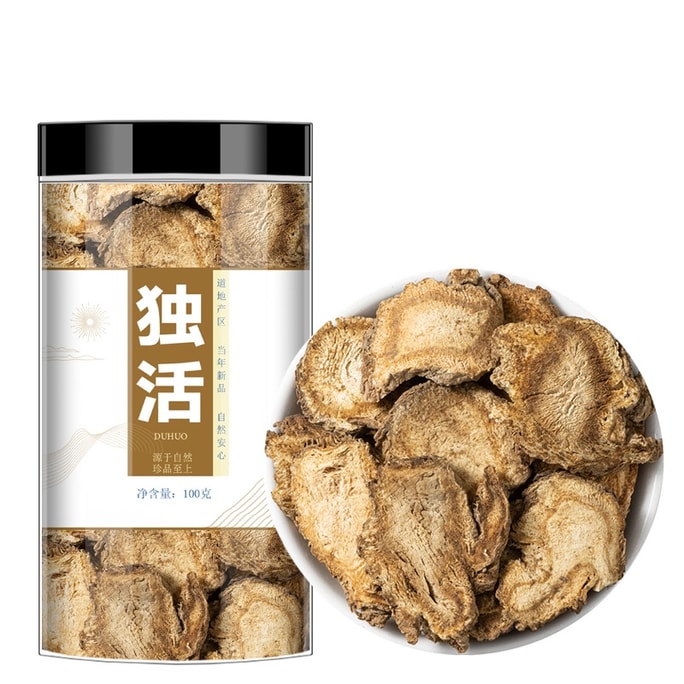 【中国直邮】 存兴堂 独活  100g 可磨独活粉中草药泡酒泡脚养生
