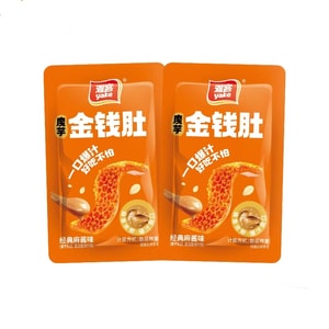 [중국 직배송] 야케 곤약 곱창 참깨소스 - 바삭하고 육즙이 풍부하며 맛있는 채식 곱창, 바로 드실 수 있고, 클래식한 참깨소스 맛, 218g*2봉지