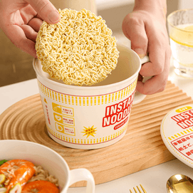 Ceramic Instant Noodle Bowl 1100ml