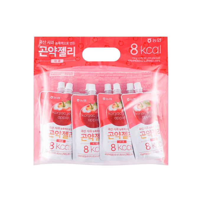 Konjac Jelly Apple 8kcal 150g x 8 packs