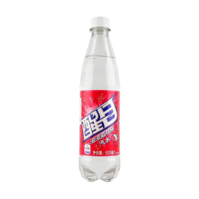 大陆版可口可乐 醒目 荔枝味汽水 500mll【童年怀旧汽水碳酸饮料】