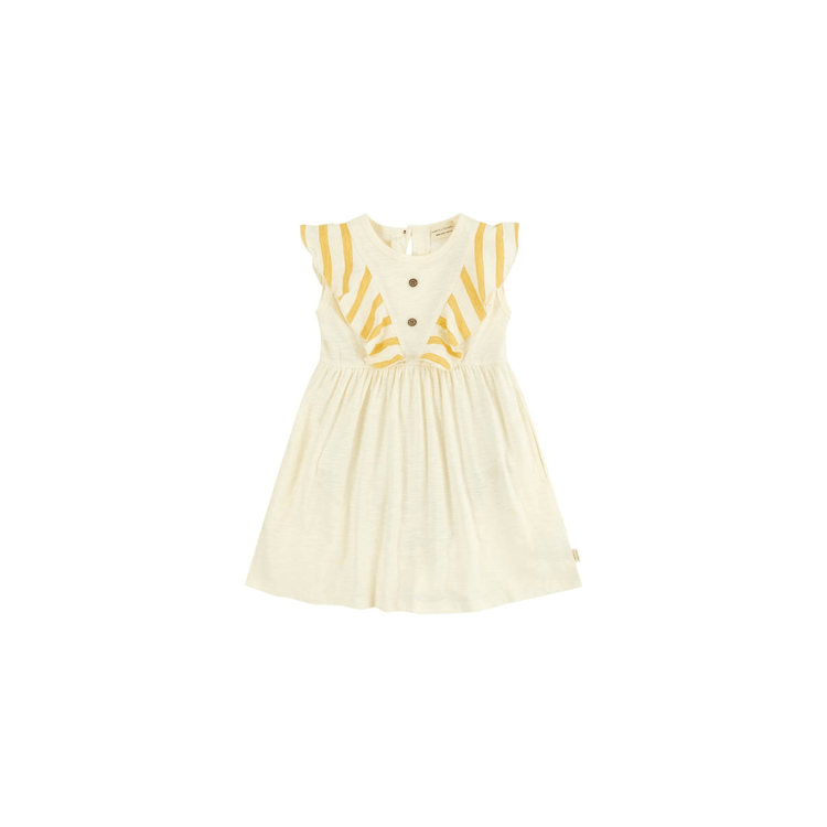 cream dress 5t Janie And Jack Dress Girls Size 5T Cream Plaid Cap Sleeve