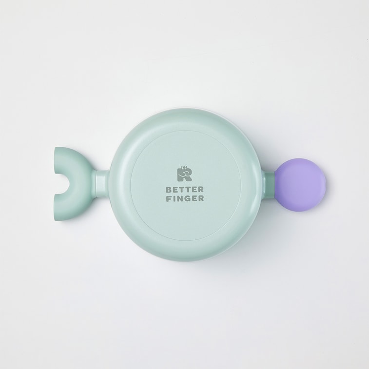 BETTER FINGER Cast Aluminum Casserole Pot Stockpot with Lid Blue 7" 11