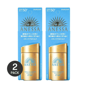 ANESSA Perfect UV Sunscreen Skincare Milk A SPF50+ PA++++ 2 fl.oz(2pc set)