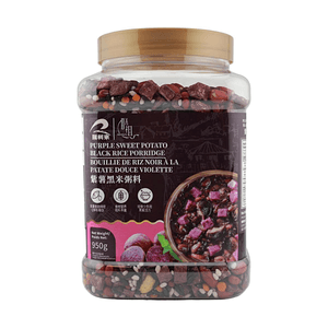 Porridge de riz noir et patate douce violette 33,5 oz【Multigrains】【Doux et sucré】