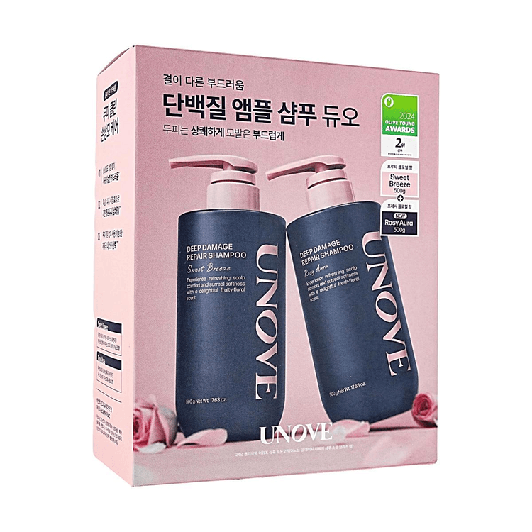 Unove Unove Deep Damage Repair Shampoo #Sweet Breeze & Rosy Aura