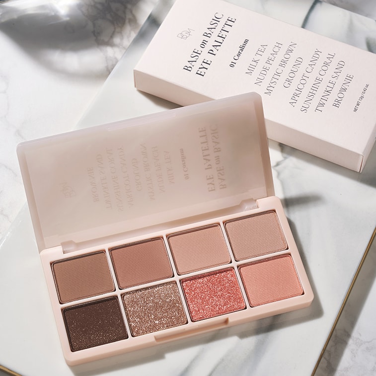 BASE ON BASIC EYE PALETTE 01 Coralism 3