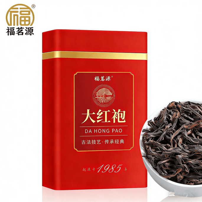 【中国直邮】 福茗源 大红袍乌龙茶 250g 新茶岩骨花香浓香型耐泡南平岩茶