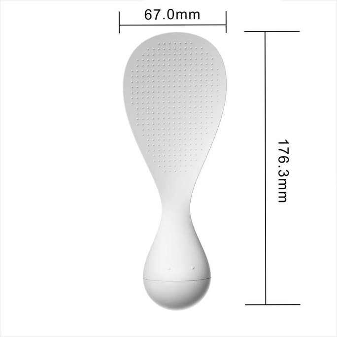 【中国直邮】 喜乐多优选 不倒翁饭勺立式耐高温铲子勺子厨房家用电饭煲盛饭食品级颜色随机(内2)1*包