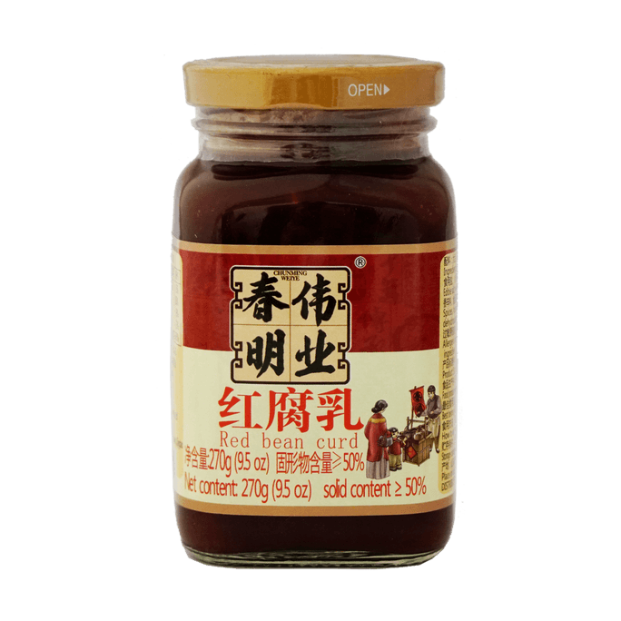 春明偉業 紅腐乳 紅油豆腐乳 270g