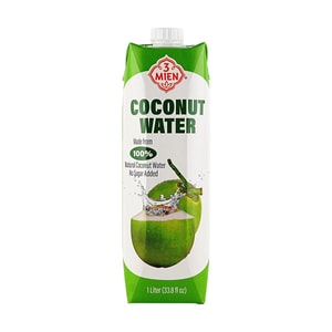 100% Natural Coconut Water 33.8 fl oz【0 Sugar 0 Fat 0 Added】