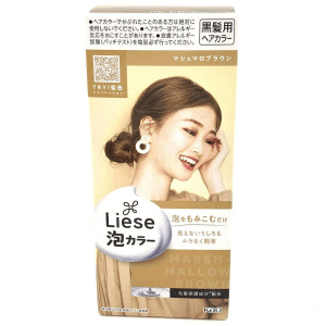 日本 KAO花王 花王 奶油泡沫染发剂 - 棉花糖棕色 100ml