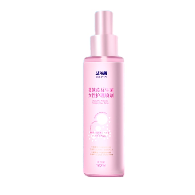 【中国直送】JIERYIN クランベリープロバイオティクススプレー 120ml*1