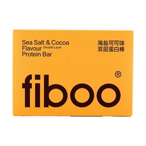 FIBOO 高蛋白双层蛋白棒 饱腹零食 抗饿神器 25g*5根 #海盐可可味 100kcal/根