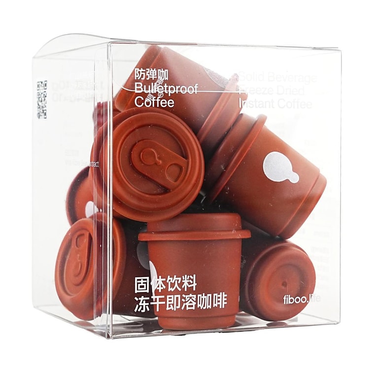 Solid Beverage Freeze Dried Instant Coffee, 10cups, Bulletproof Coffee, White Kidney Bean *2【2 Packs】 8