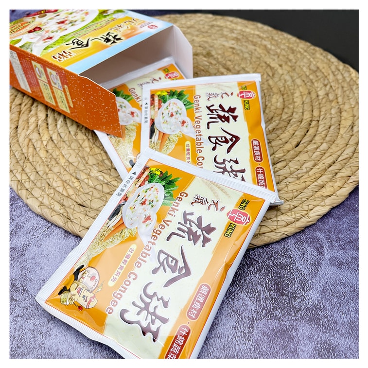 【台湾直邮】 京工 元气蔬食粥 96g 3入 3