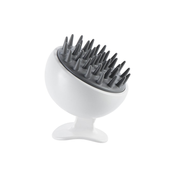 Hairdryer Massage Brush Clean Scalp Stop Itch Hairdryer Comb Elegant White