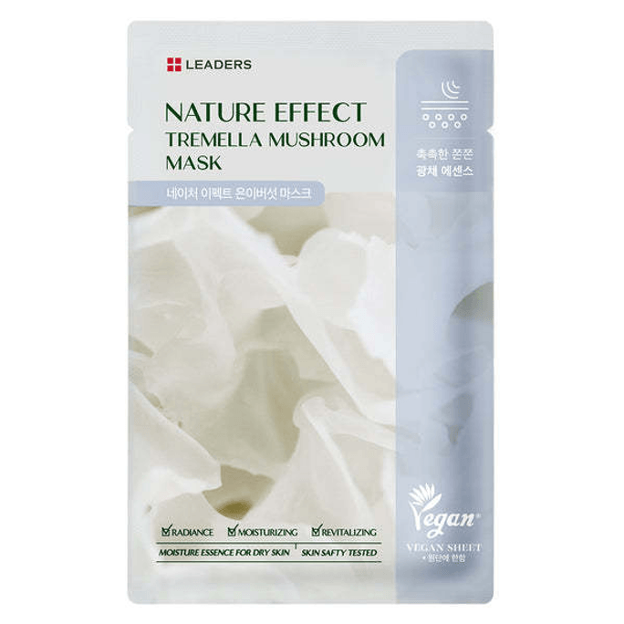 Leaders Nature Effect Tremella Mushroom Mask (10 Sheets)