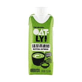 OATLY噢麦力 抹茶燕麦奶 植物蛋白饮品 250ml【清新甘醇 一抹丝滑】【0胆固醇0反式脂肪 乳糖不耐友好】