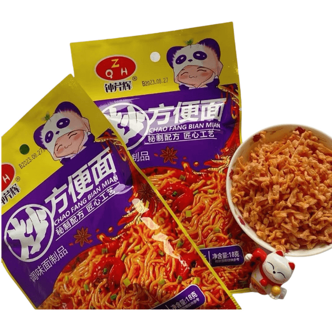 Zhong Qinhui stir fried instant noodles and spicy strips  18g*5bag