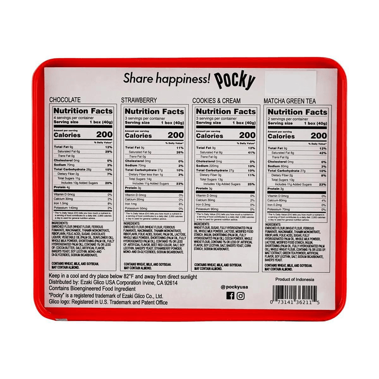 Glico Holiday box Set, 12 Pocky boxes  9