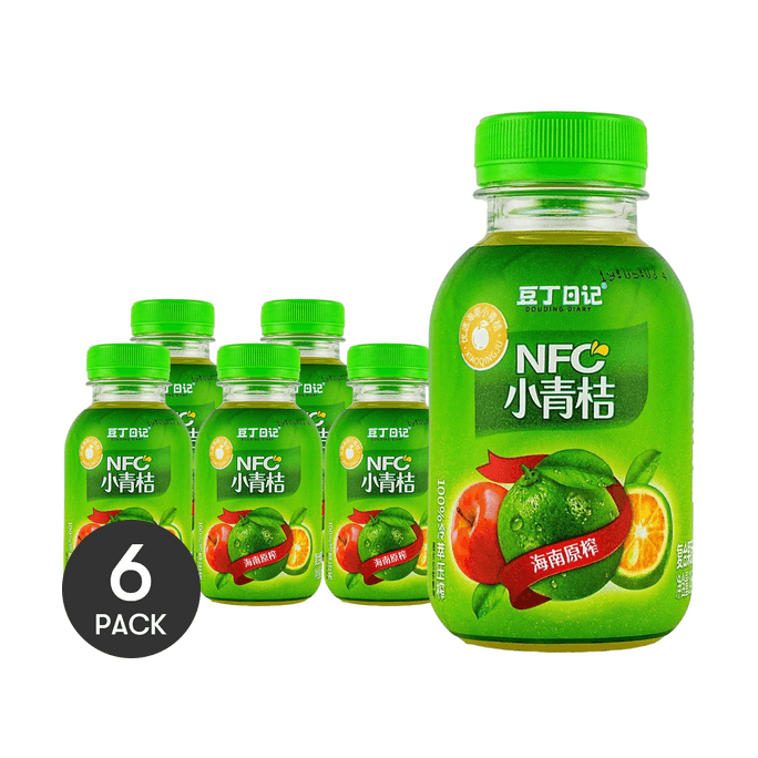 豆丁日记 NFC小青桔果汁 245ml *6【6份超值装】【配料干净无添加】【清爽解腻 夏日必备】
