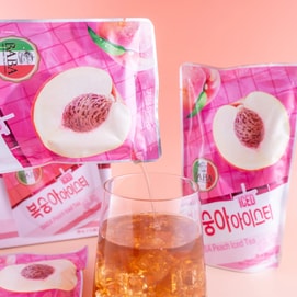 韩国WOONGJIN熊津 BABA 蜜桃冰茶 190ml*10包【低卡0脂】