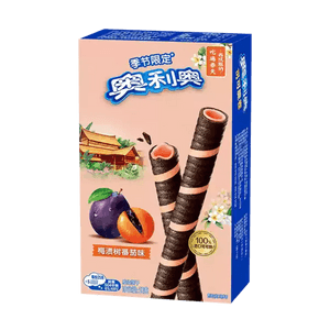 大陸版OREO奧利奧 可可脆捲 威化餅乾 梅漬樹番茄口味 50g【季節限定】