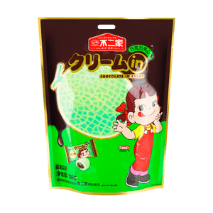 大陆版FUJIYA不二家 巧克力夹心糖 水果硬糖 哈密瓜味 120g